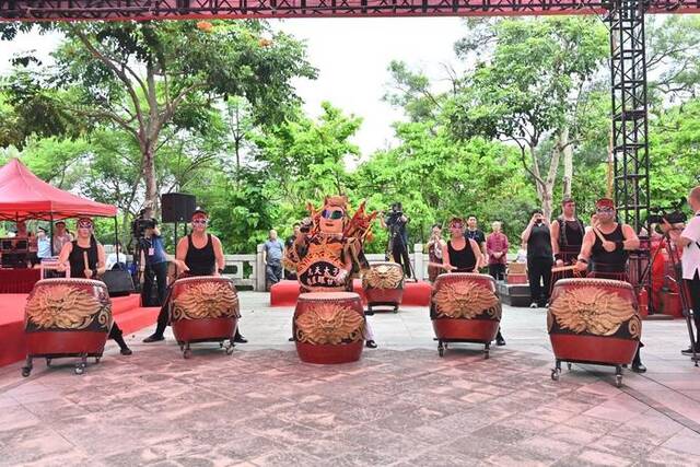 6月23日，福建厦门举办2023海峡两岸郑成功文化节开幕式活动。主办方供图