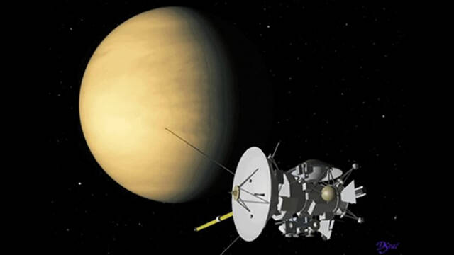 太空中的这一天：1999年6月24日卡西尼号飞船第二次飞越金星
