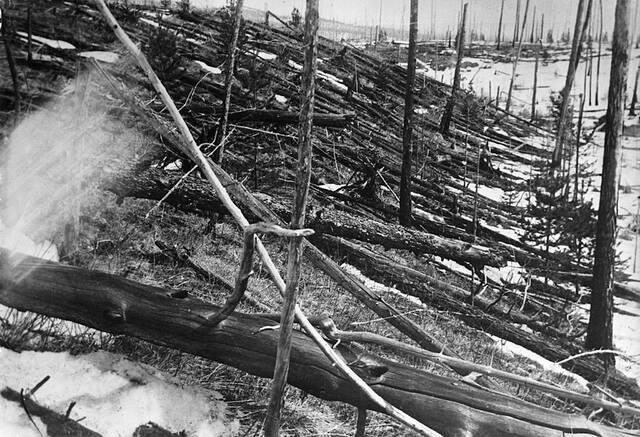 太空中的这一天：1908年6月30日西伯利亚通古斯卡上空的小行星爆炸