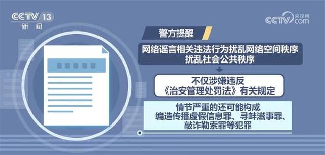 始终保持严打高压态势 网络谣言打击整治专项行动见成效