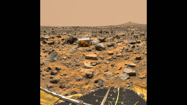 太空中的这一天：1997年7月4日火星探路者号抵达火星