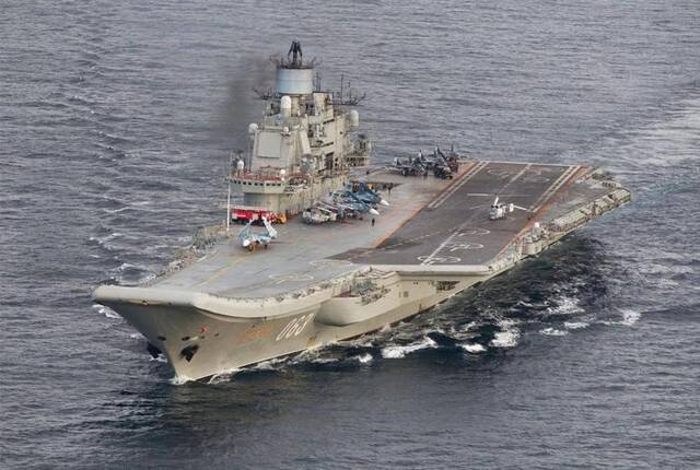 俄罗斯唯一航母或于明年年底恢复服役