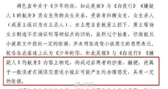 玖月晞告读者案一审判决