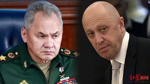 ▲俄国防部长绍伊古（左）和普里戈任（右）