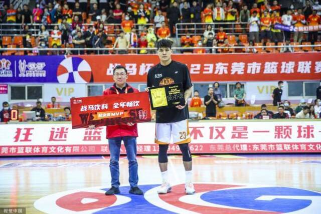 陈国豪当选CUBAL总决赛MVP。