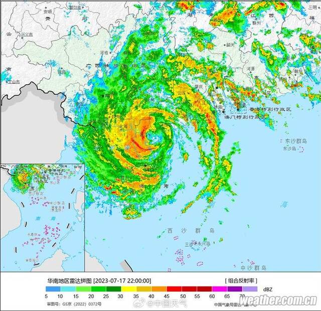今年首个登陆台风！台风泰利巅峰期登陆广东湛江 或将二次登陆