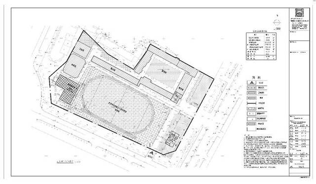 齐齐哈尔市第三十四中学校校园新建附属综合楼项目建设工程设计总平面。来源：齐齐哈尔市政府网站