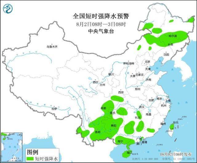 强对流天气蓝色预警：河北等地部分地区将有8-10级雷暴大风或冰雹