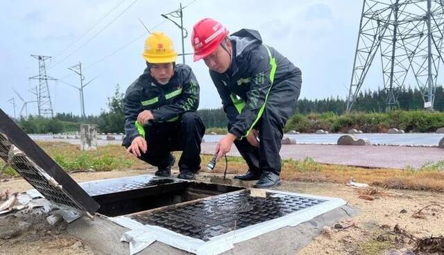 大唐平潭公司对场区内外场所及重点区域展开针对性巡检