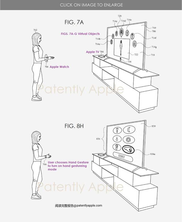 苹果 Apple Watch 新专利：可手势操控 Mac 和 Apple TV 等