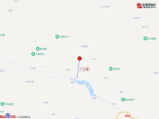 西藏林芝市波密县发生4.3级地震