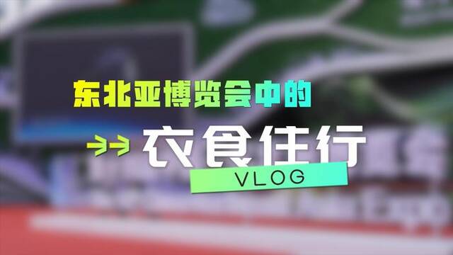 Vlog｜东北亚博览会中的衣食住行