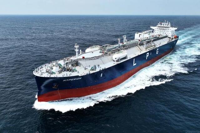 江南造船再交付一艘93000方超大型液化气船