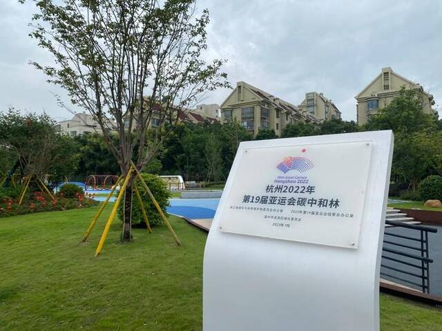 龙湾亚运公园一景。新华社记者魏一骏摄