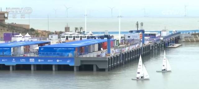 杭州亚运会帆船项目在宁波象山亚帆中心开赛