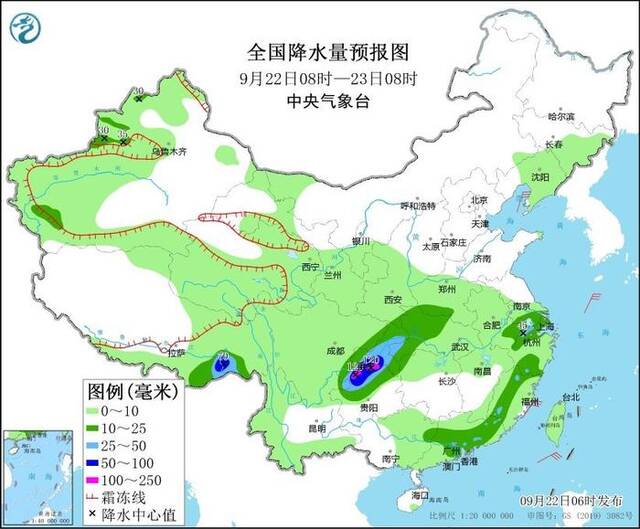 中央气象台：华西降雨频繁 未来三天重庆四川等地将有持续性降雨
