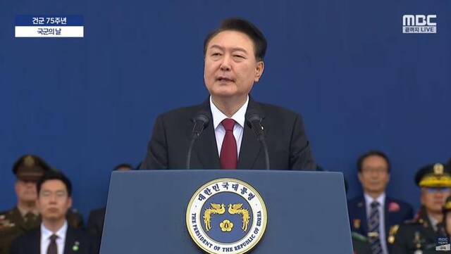 外媒：韩国举行10年来首次大规模阅兵，尹锡悦对朝鲜发表强硬讲话