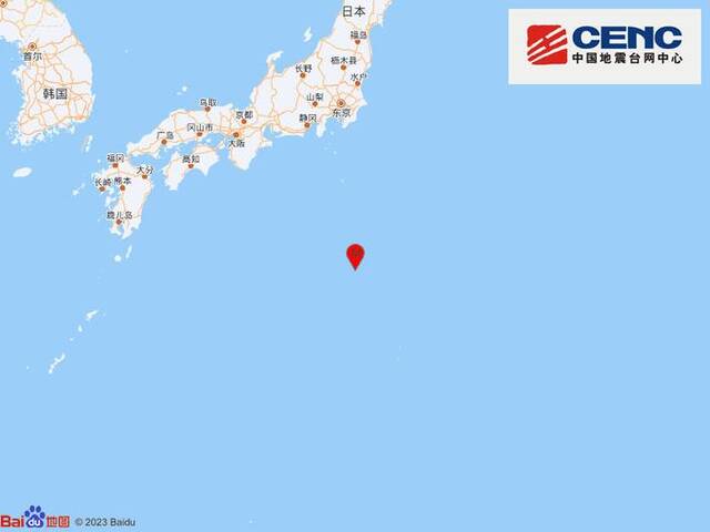 日本本州东南海域10月6日发生5.9级地震