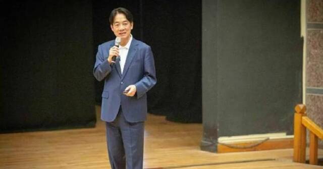 民进党2024台湾地区领导人选举参选人赖清德。（图片来源：台湾“中时”）
