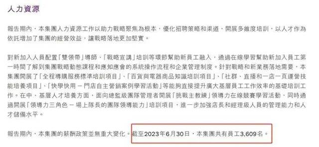 国美2023年中报截图。