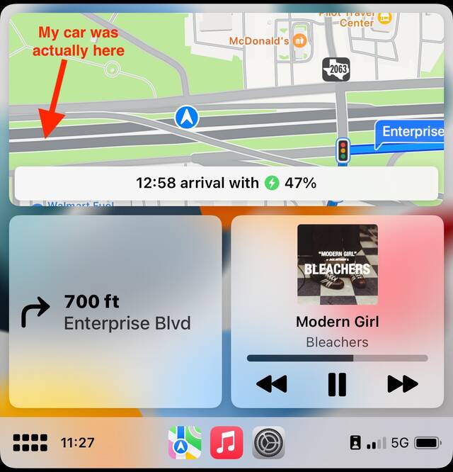 用户抱怨苹果 CarPlay 存 GPS 功能故障，导航应用无法正常使用