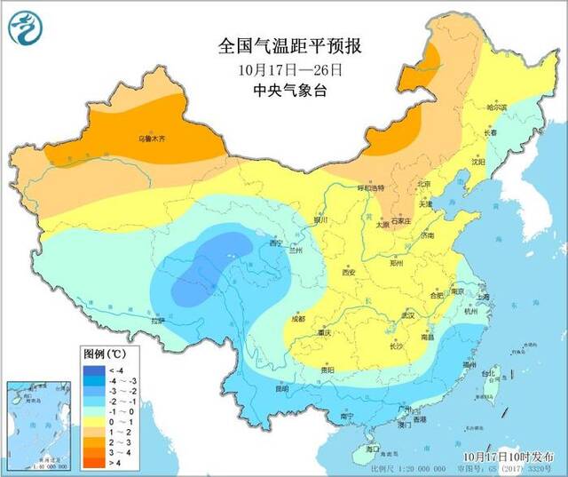 中央气象台：未来十天冷空气影响中东部 华南南部有较强降雨