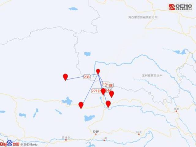 青海海西州唐古拉地区发生4.7级地震，震源深度10千米