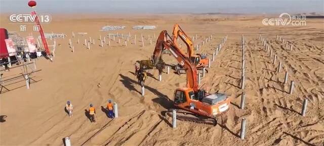“戈壁成瀚海，沙漠焕新颜” 全力打造首个“沙戈荒”能源基地示范标杆