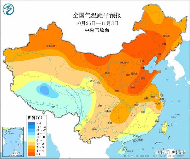 中央气象台：华北黄淮气温破历史同期极值，11月前全国大部气温仍偏高