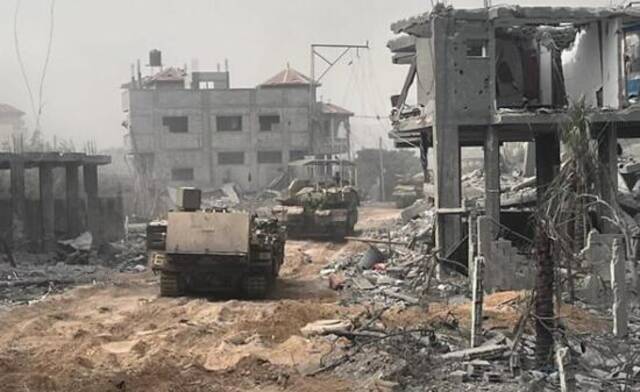 △当地时间11月1日，以军在加沙地带行动。（图片来源：以色列国防部）