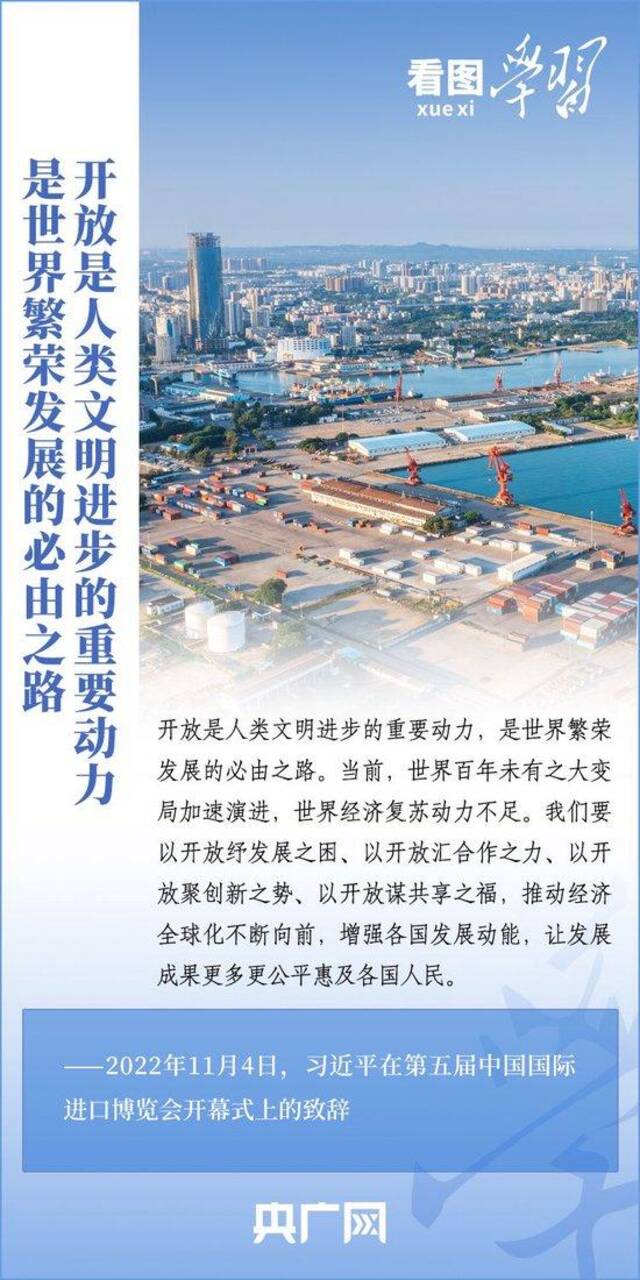 看图学习丨中国新发展世界新机遇 推动建设开放型世界经济