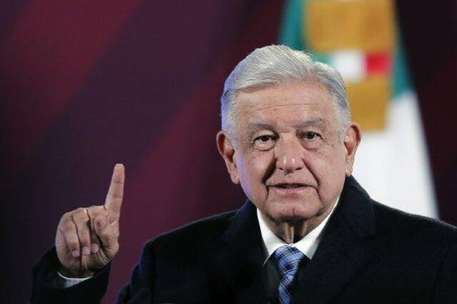 墨西哥总统洛佩斯安德烈斯·曼努埃尔·洛佩斯·奥夫拉多尔（AndrésManuelLópezObrador）