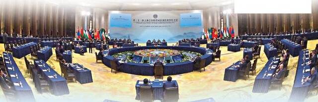图③:11月8日上午,第二十一次上海合作组织成员国总检察长会议在陕西西安开幕。