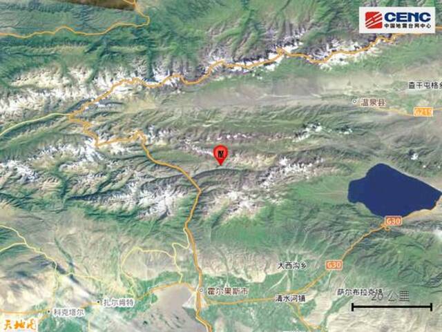 新疆伊犁州霍尔果斯市发生4.0级地震