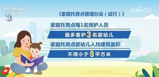 收托人数不得超过5人 家庭托育点管理办法新规出台