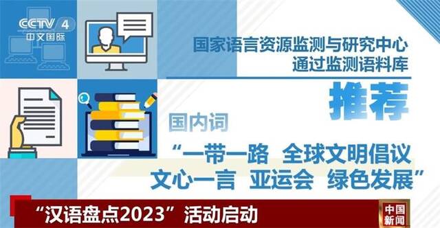 “汉语盘点2023”活动启动 “新、复、合、兴、路”成为国内推荐字