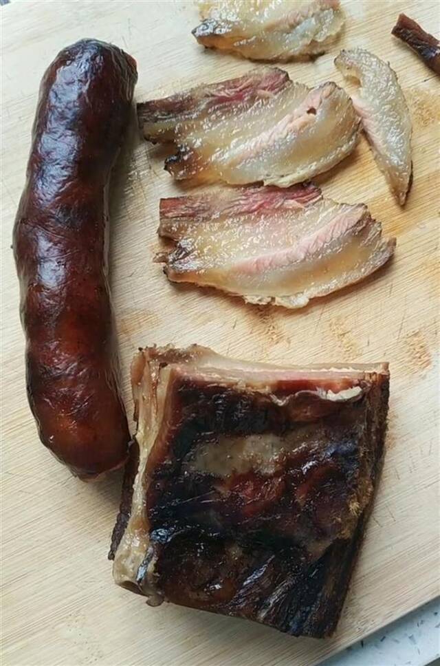 巴中腊肉（网友视频截图）