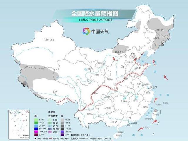 今起东北等地迎明显降雪 较强冷空气影响长江以北