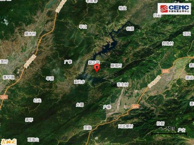 云南德宏州芒市发生5.0级地震，震源深度10千米