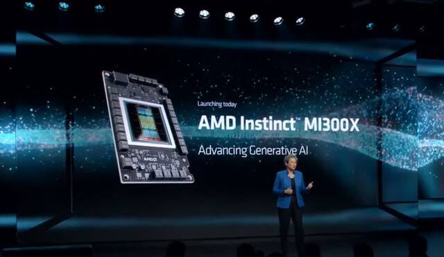 AMD 王牌加速卡 MI300X 出世：训练 AI 模型比英伟达 H100 最高快 60%