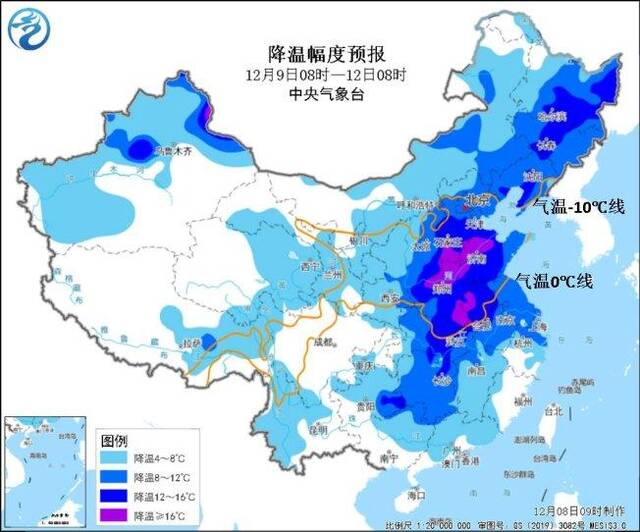 中央气象台：未来一周华北黄淮将连续出现两次强降雪过程 晋冀豫等地需加强防范