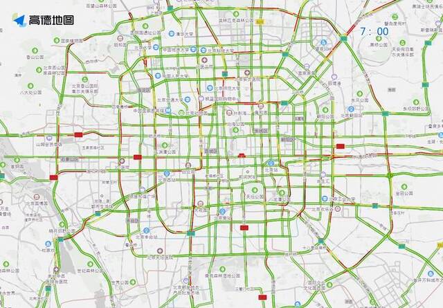 降雪后部分道路易结冰，北京交警提示市民减少山区道路驾车出行