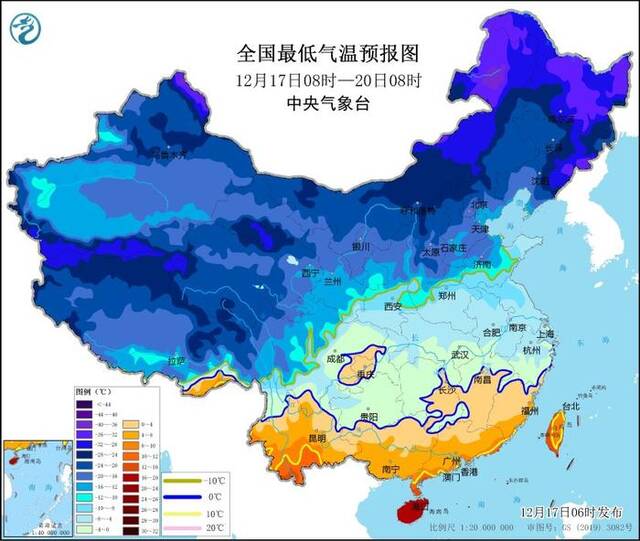 中央气象台：未来一周我国大部地区将持续低温 长江中下游等地有雨雪天气