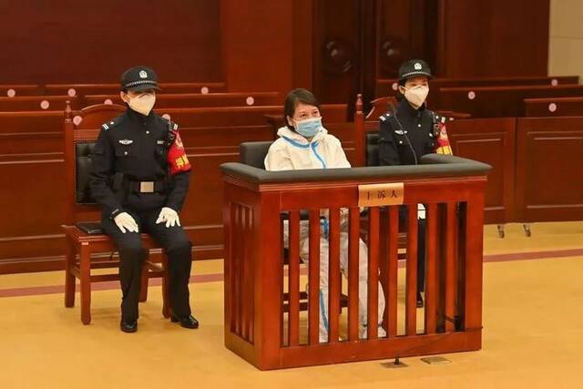 2022年11月30日上午，江西省高级人民法院对劳荣枝故意杀人、抢劫、绑架上诉一案进行二审公开宣判。图源：江西省高级人民法院