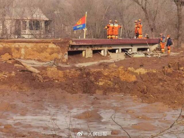 受地震影响 青海省民和回族土族自治县金田村13名村民失联