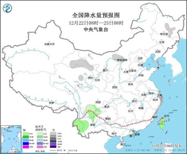 山东文登积雪深度达74厘米 未来三天全国雨雪稀少气温低迷