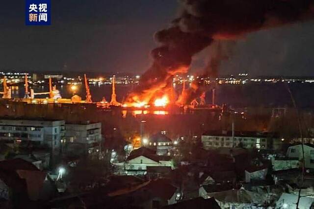 克里米亚称当地一港口遭乌军袭击 乌方暂无回应