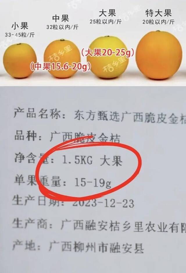 上图：杨晓洋引用的行业规格标准