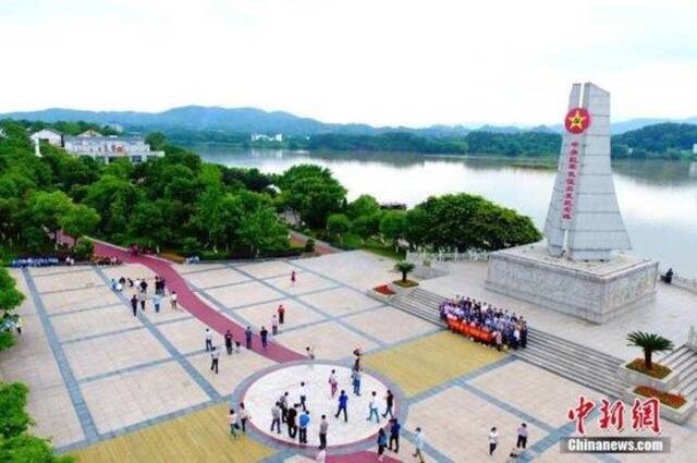 资料图：图为江西省赣州市于都县的中央红军长征出发地纪念园。刘占昆摄