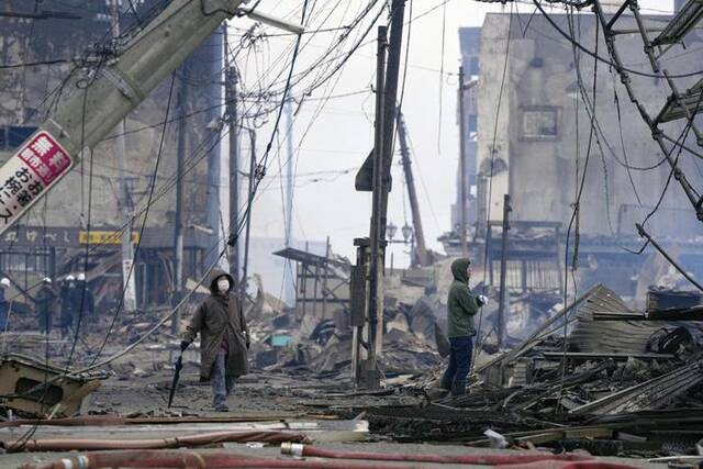 日本能登震后一日：已有50人遇难，珠洲九成房屋被毁